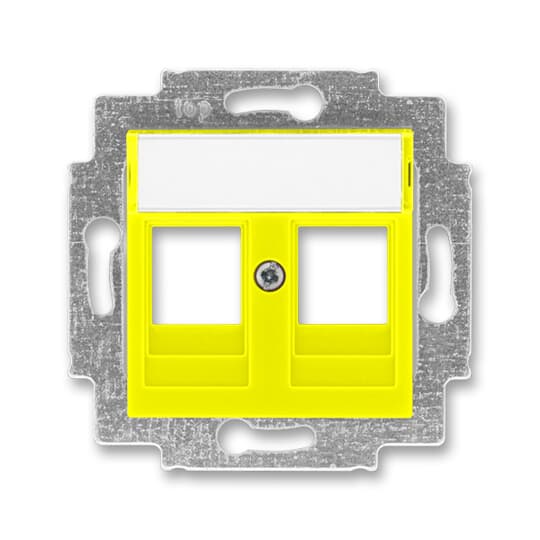 5014H-A01018 64 Kryt zásuvky komunikační, žlutá
